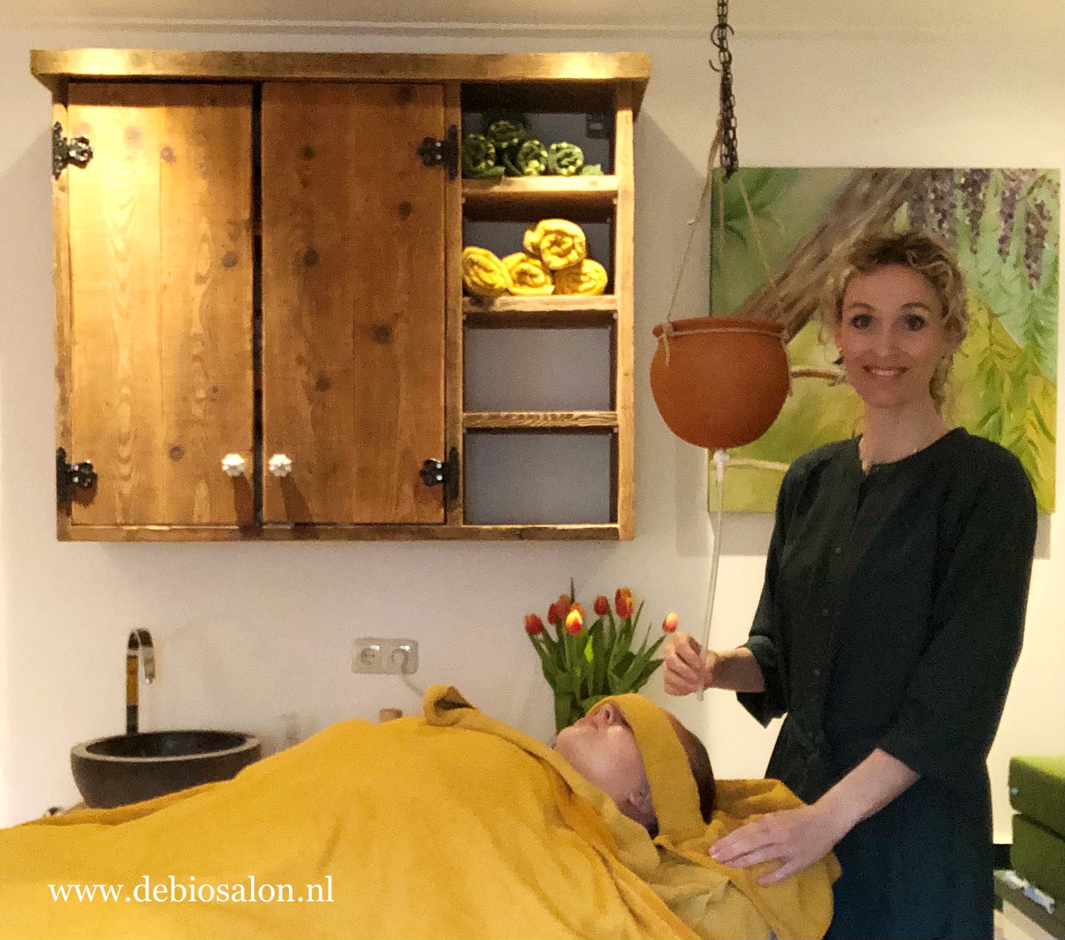 Vervanging foto homepage naast Biosalon tekst
