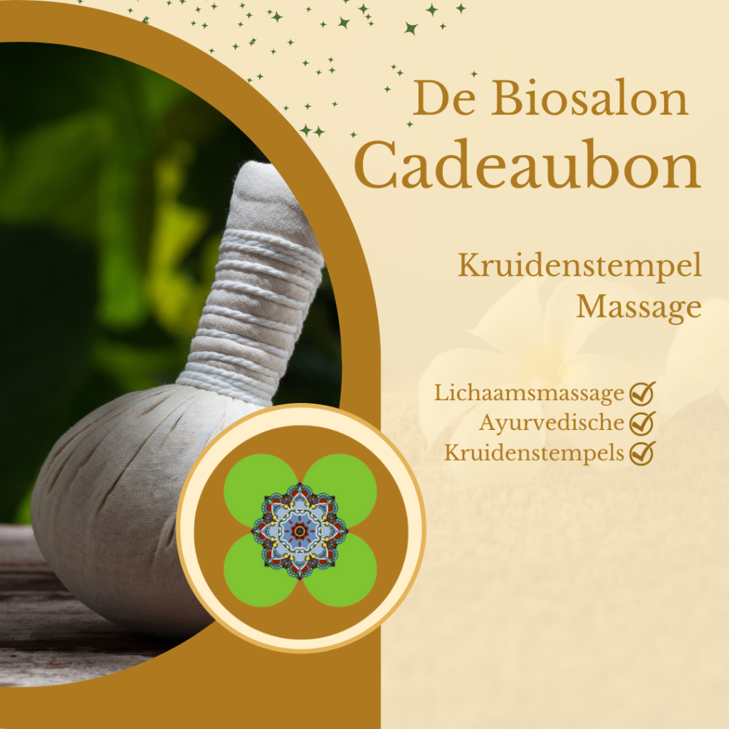 Cadeaubon kruidenstempel massage 60min