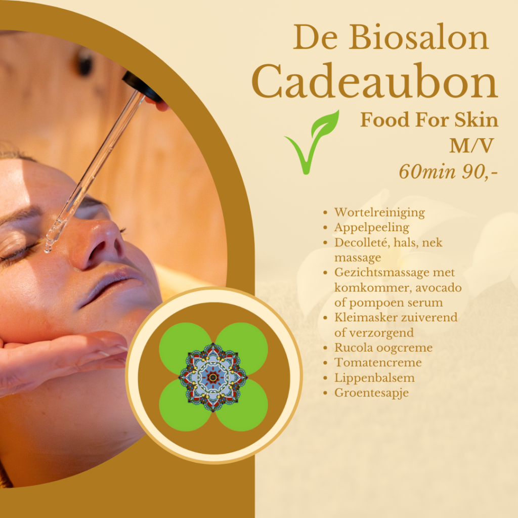 Food for skin gezichtsbehandeling 60min