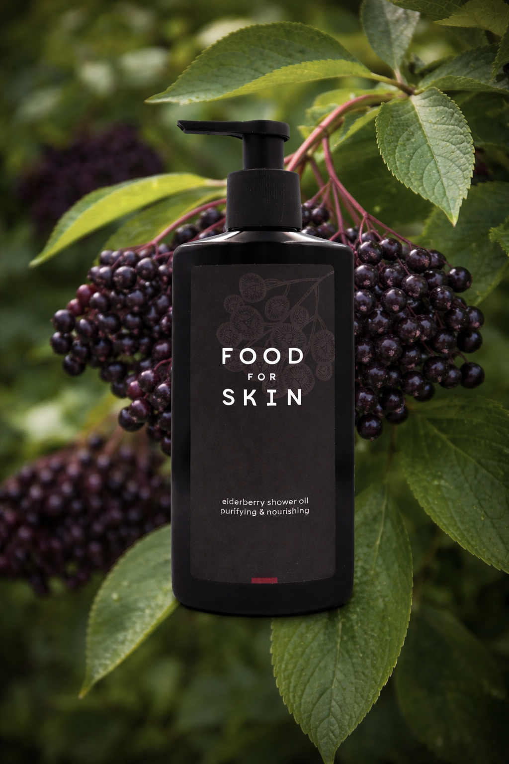 Food for skin: Eldeberry doucheolie 150ml